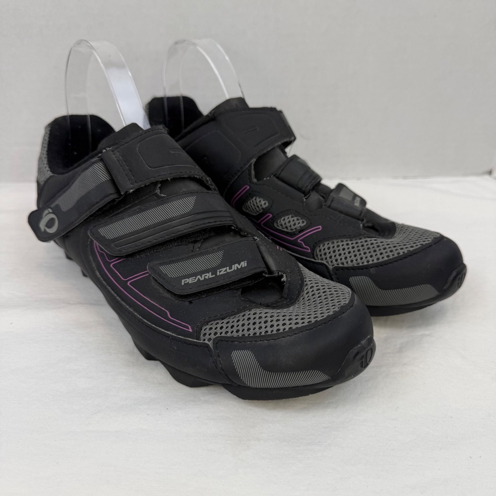 Pearl Izumi All Road III Black Purple Bike Cycling Shoes Womens EUR 43 size 10.5